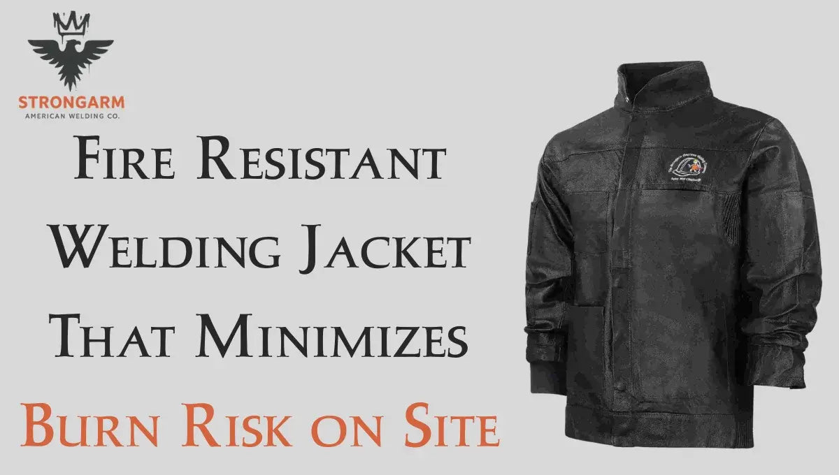Fire Resistant Welding Jacket That Minimizes Burn Risk on Site